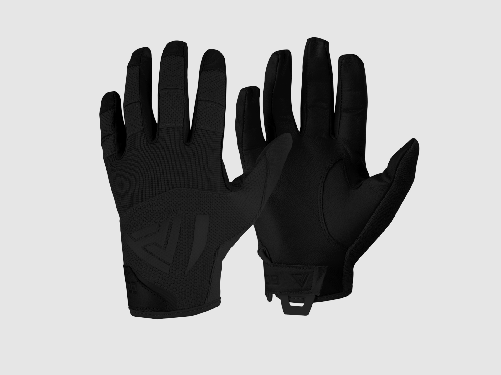 Zwarte Direct Action-handschoenen van suède XL, afbeelding 2 van 3