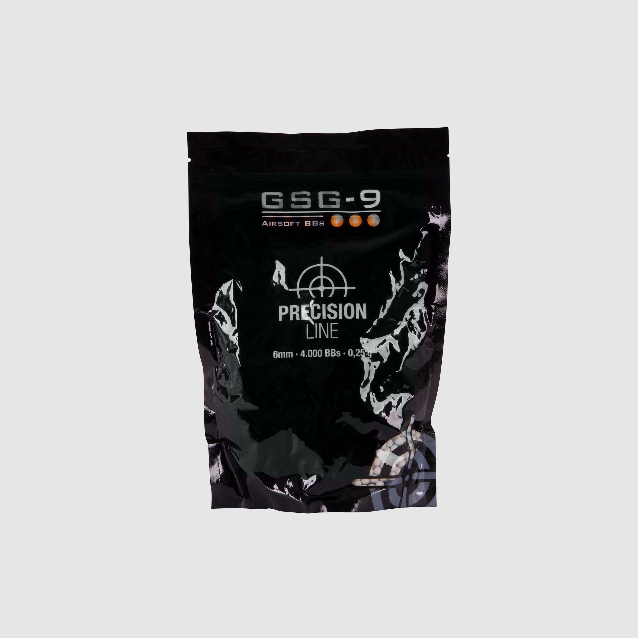 GSG-9 Precision Line 6mm BB's Wit 0,25 g 4.000 stuks
