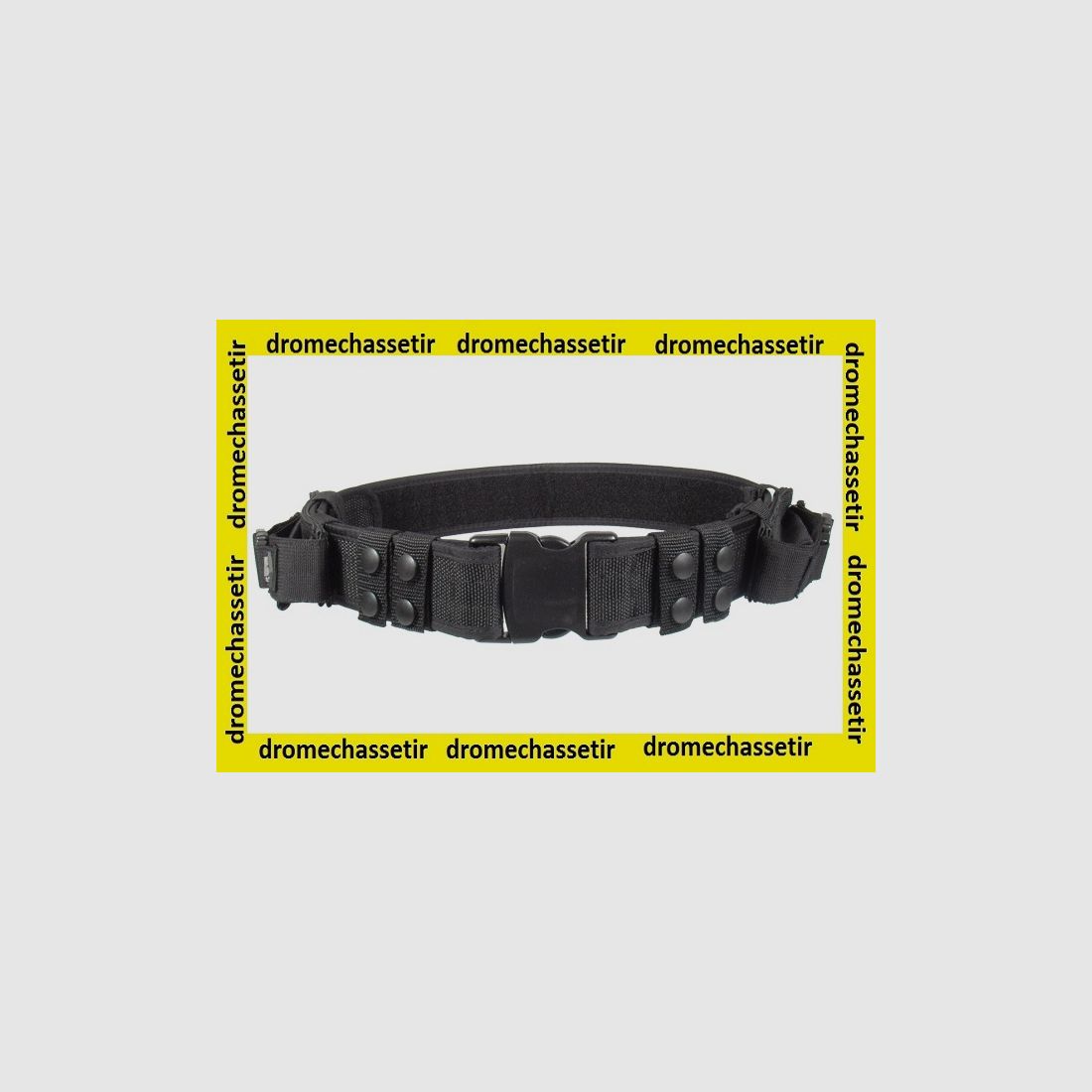 UTG taktischer Gürtel, Clipverschluss, mit 2 Magazinhaltern, Länge 114 cm, schwarz, Bild 1 von 2