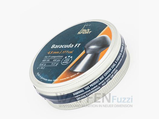 H&N Baracuda FT 400 pz. pallini diabolo calibro 4,50 mm
