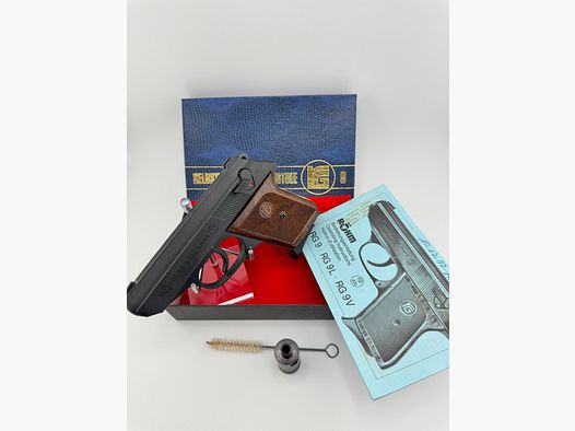 Röhm RG 9 Schreckschusspistole - PTB 413 - Beschussjahr KC (1992)