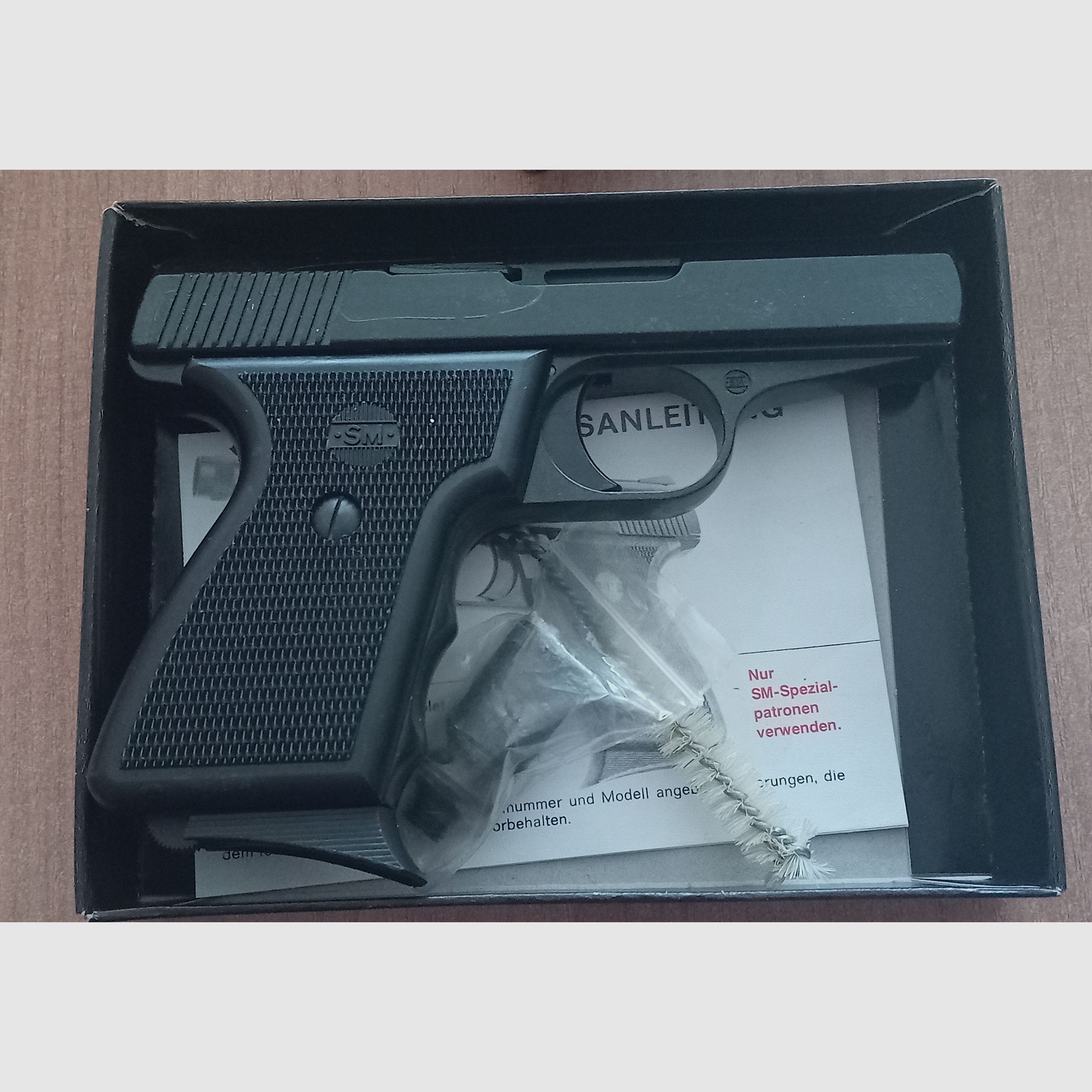 Seltene Rhöner SM 80 im Kal. 8 mm Knall/ PTB 267 mit Verpackung!