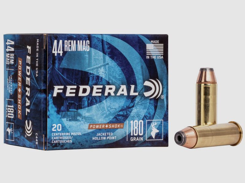 Federal Power-Shok .44 Rem. Mag. 180GR JHP 20 cartridges
