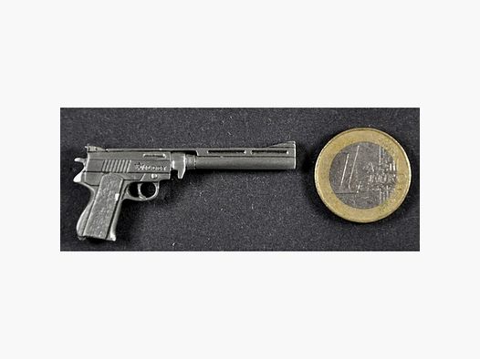 Wildley Pistole als Metall-Anstecker