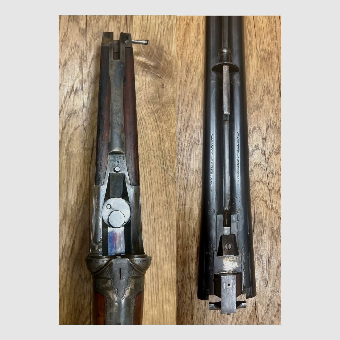 W. Collath & Sons collector's weapon double-barreled shotgun with eccentric lock