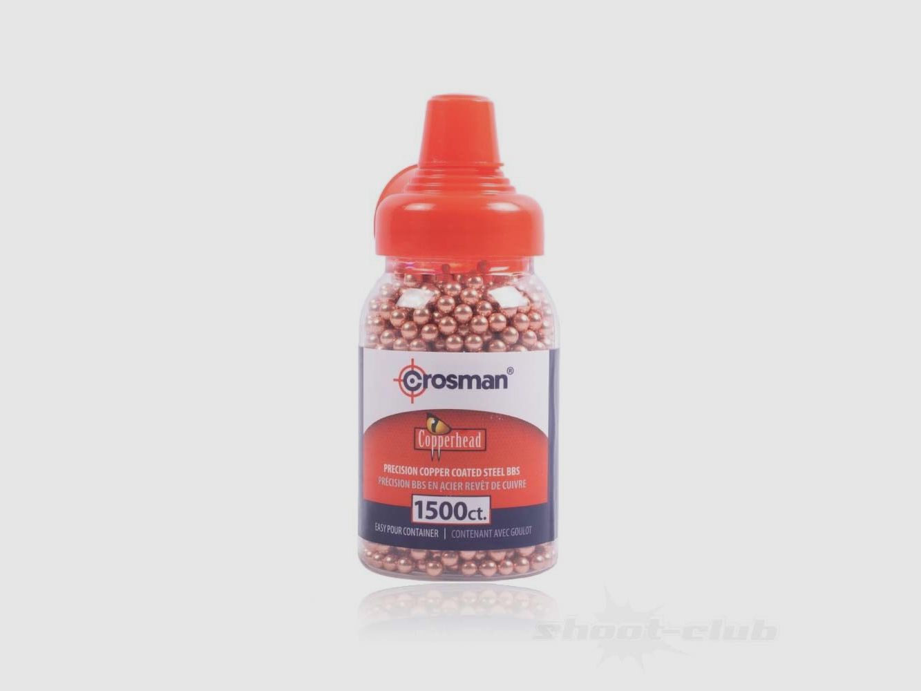 Crosman 1500 Crosman Copperhead Pallini in acciaio 4,5 mm per armi CO2