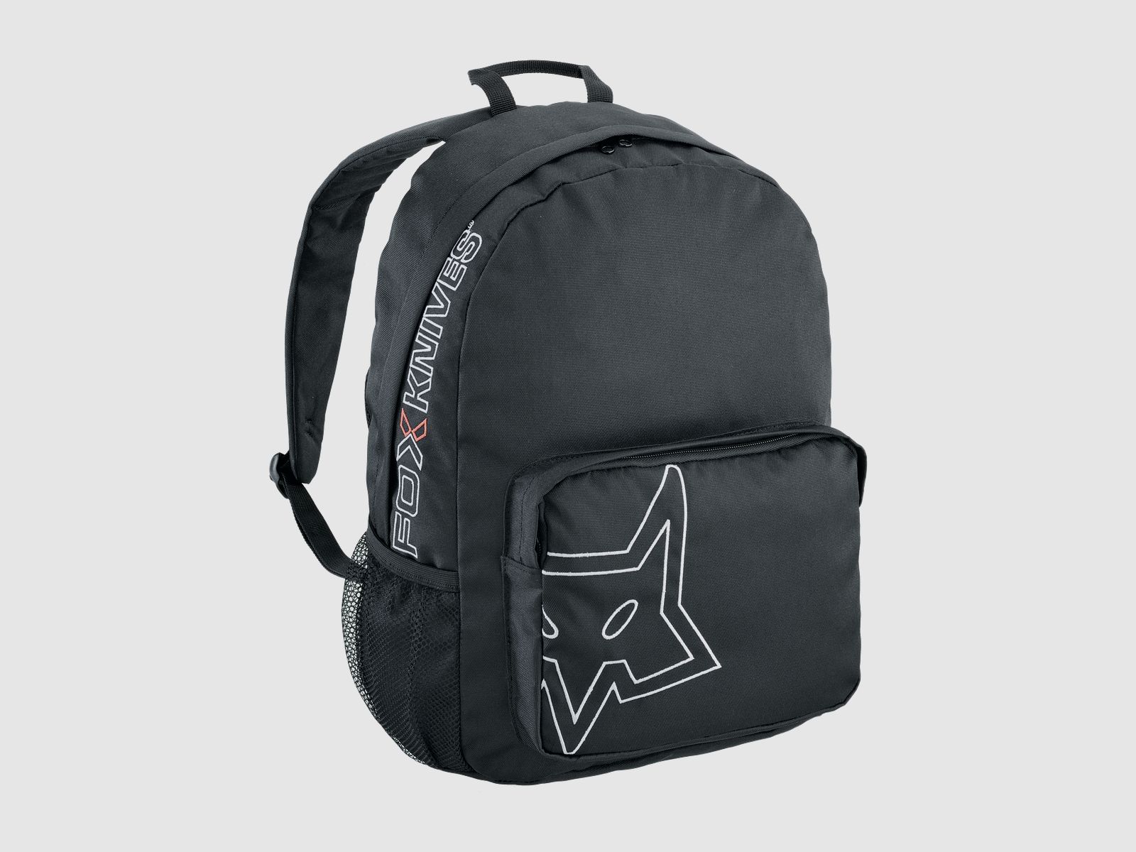 Fox - Nylon-Rucksack bestickt 39x40 cm, 15 Liter Kapazität