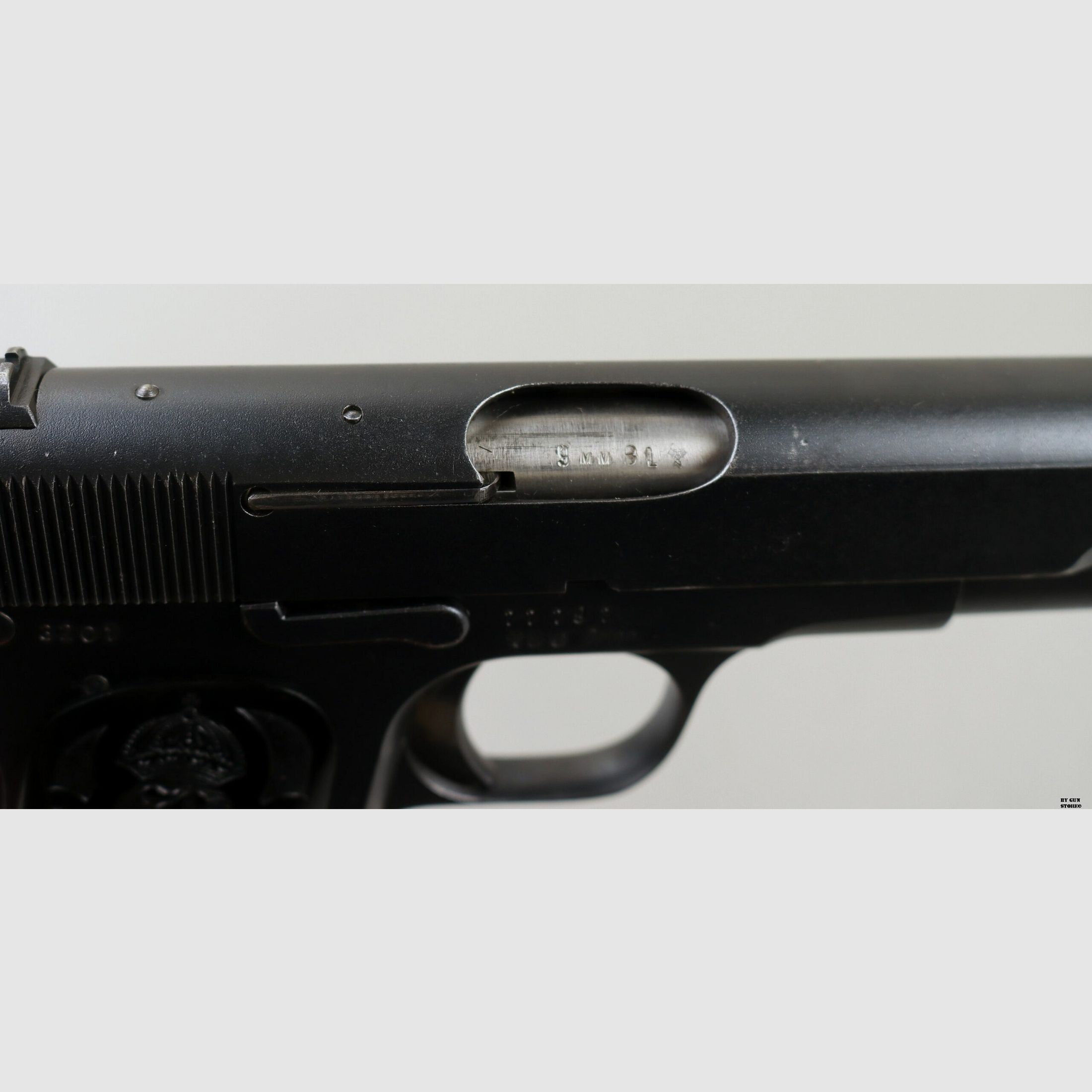 Pistole Husqvarna mod. M/07 cal. 9mm Br. Long matr. 77797, Bild 9 von 10