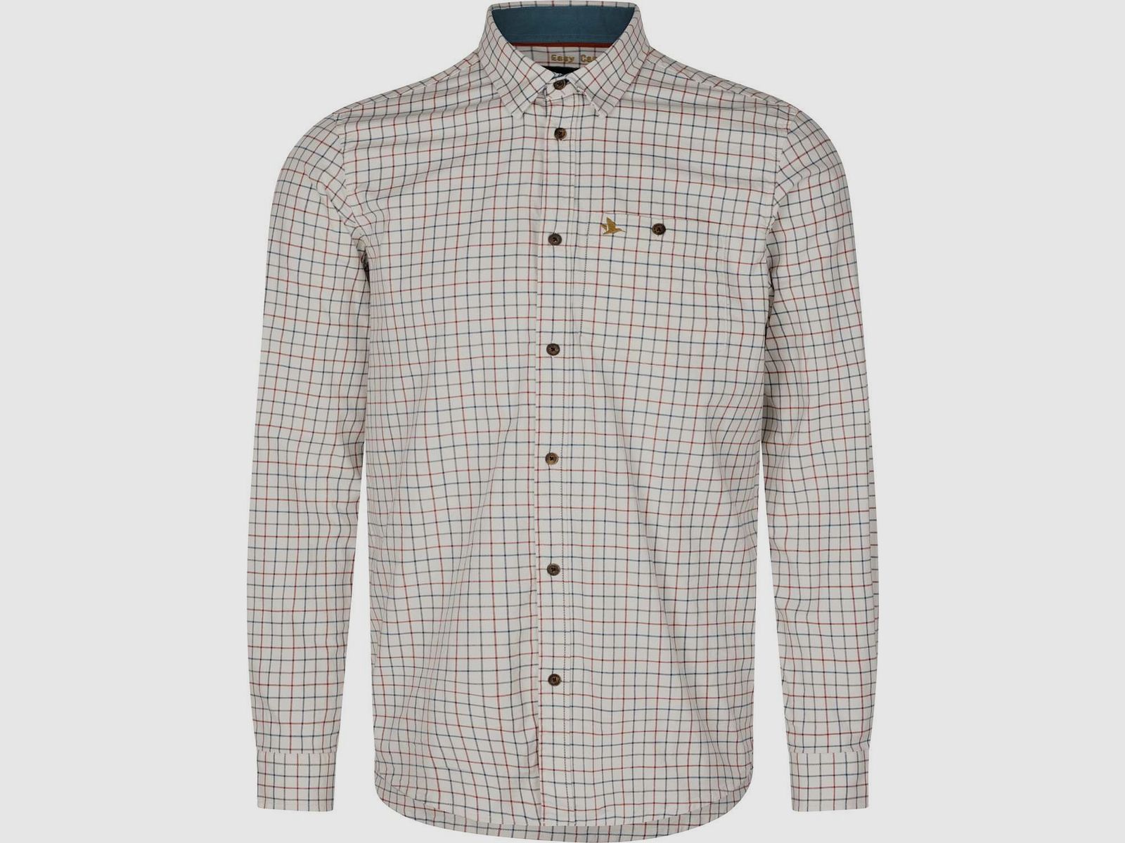 Camicia Oxford Seeland Verde Rossa a Quadri