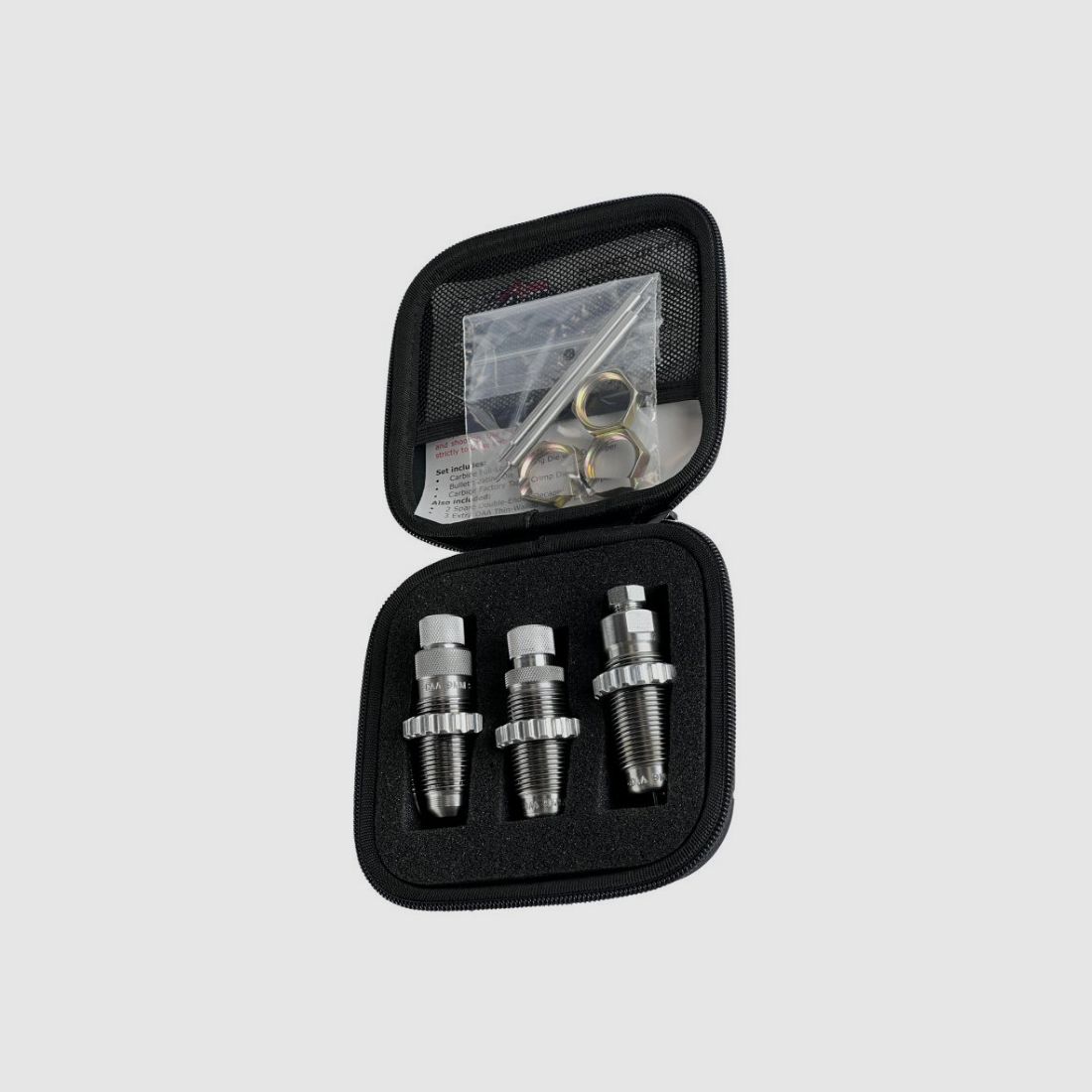 Juego de troqueles de carburo DAA de 3 piezas – Pistola, calibre: .45ACP, imagen 1 de 3