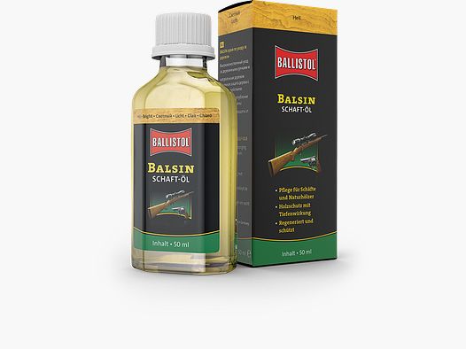 Ballistol Balsin Aceite para Culatas / Cuidado de Culatas Claro 50 ml