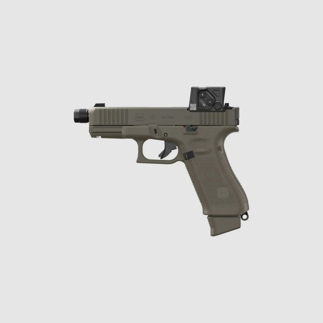 PISTOLE - GLOCK 45 MOS/FS/GL HUNTER COMBO - 9MM LUGER + AIMPOINT COA