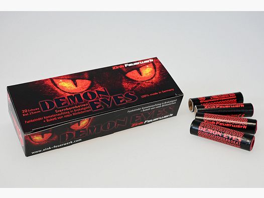 Fuegos artificiales Zink Signal Ojos de Demonio, 20 disparos