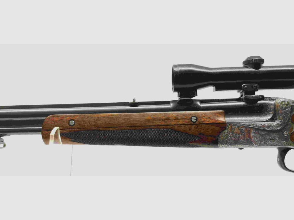 Esha R. Flückiger Switzerland - Combination rifle with interchangeable barrel