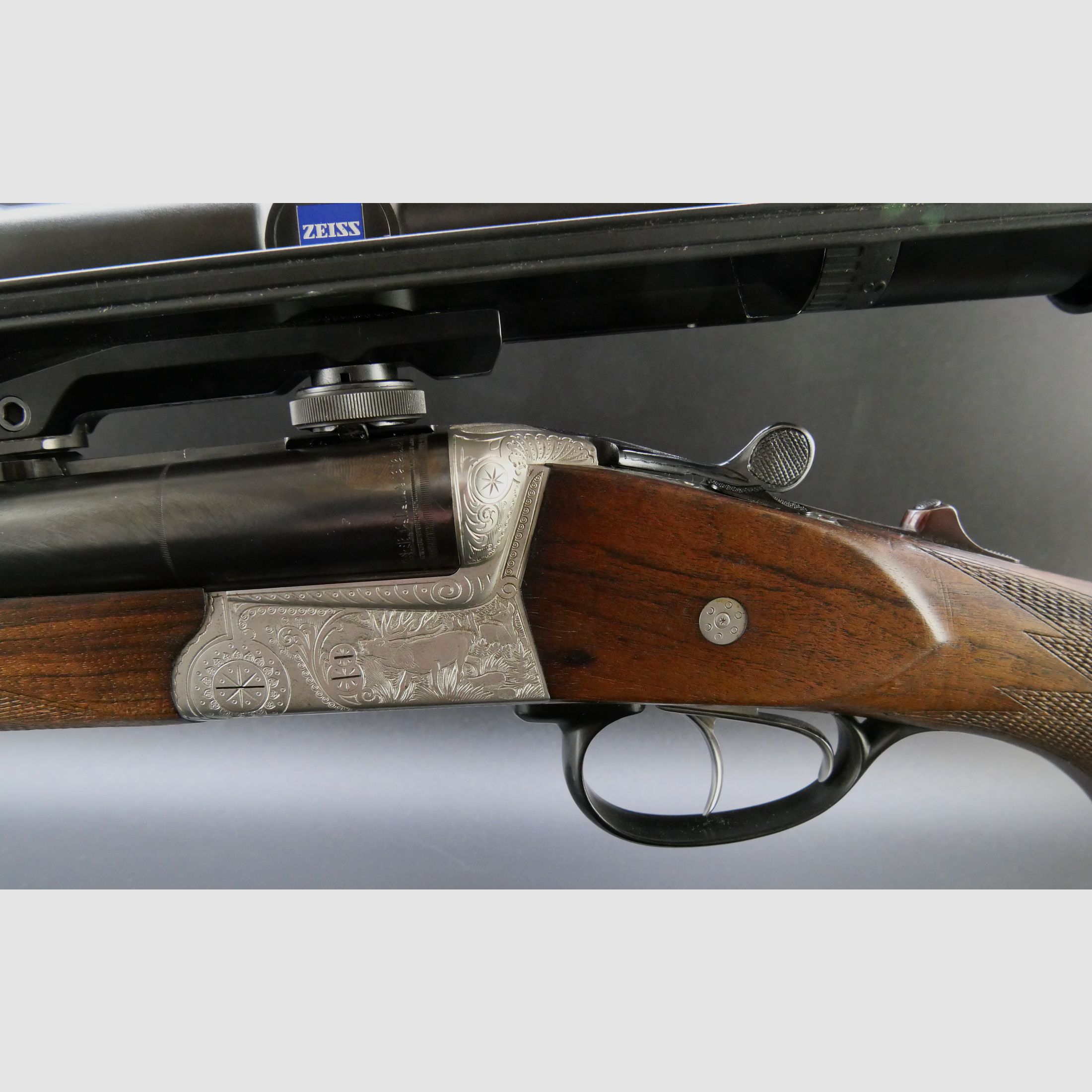 Krieghoff Trumpf - Standard drilling with separate ball clamps 7x65R; 12/70 + insert barrel