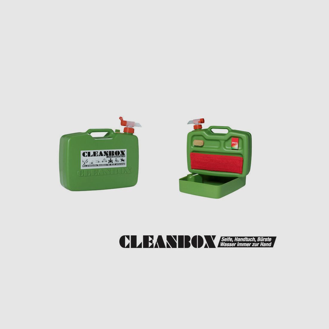 Cleanbox praktische Box für unterwegs