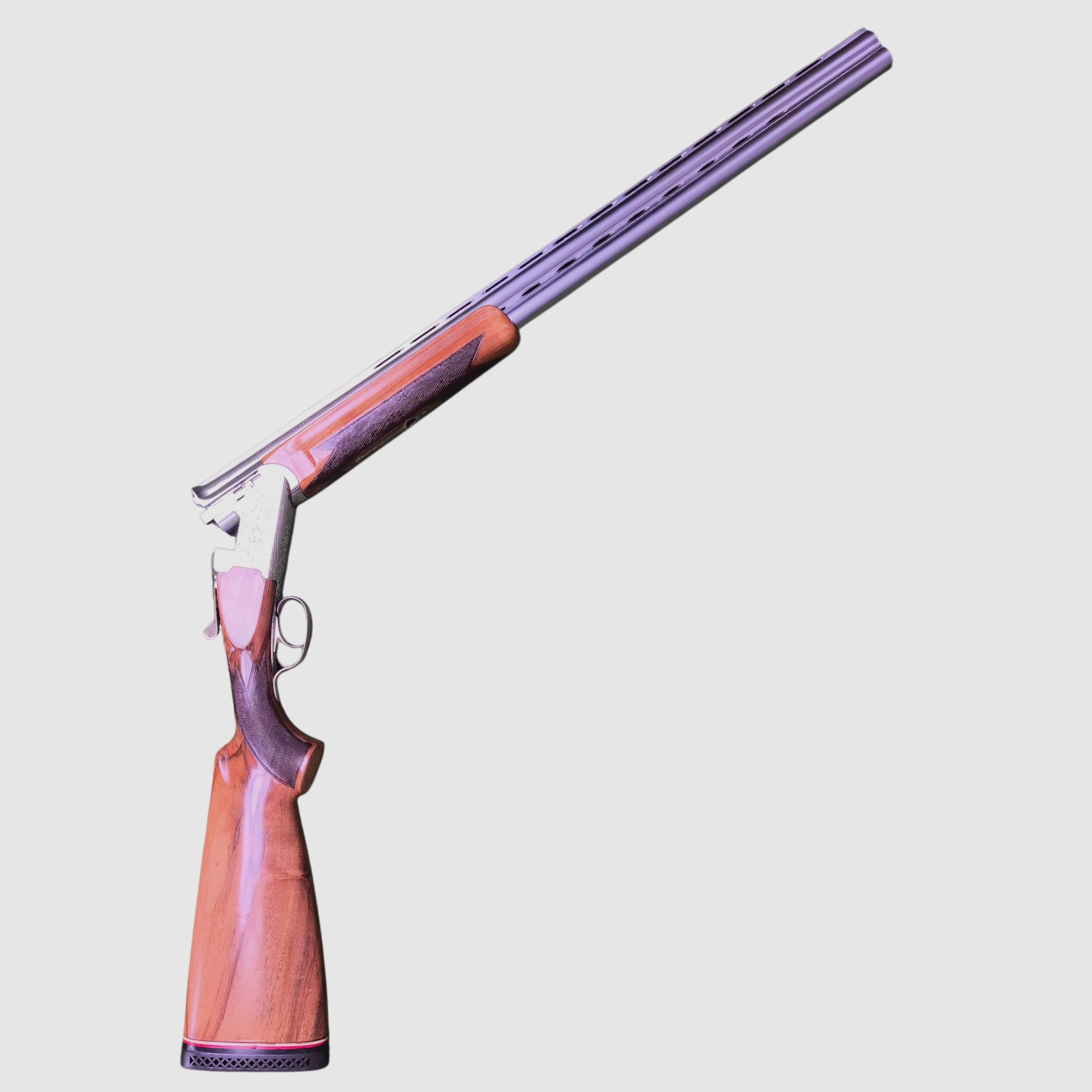 Antonio Zoli over-and-under shotgun 12/70 – Trap 76 cm – engraved – Nickel Chrome Steel – Year of manufacture 1975