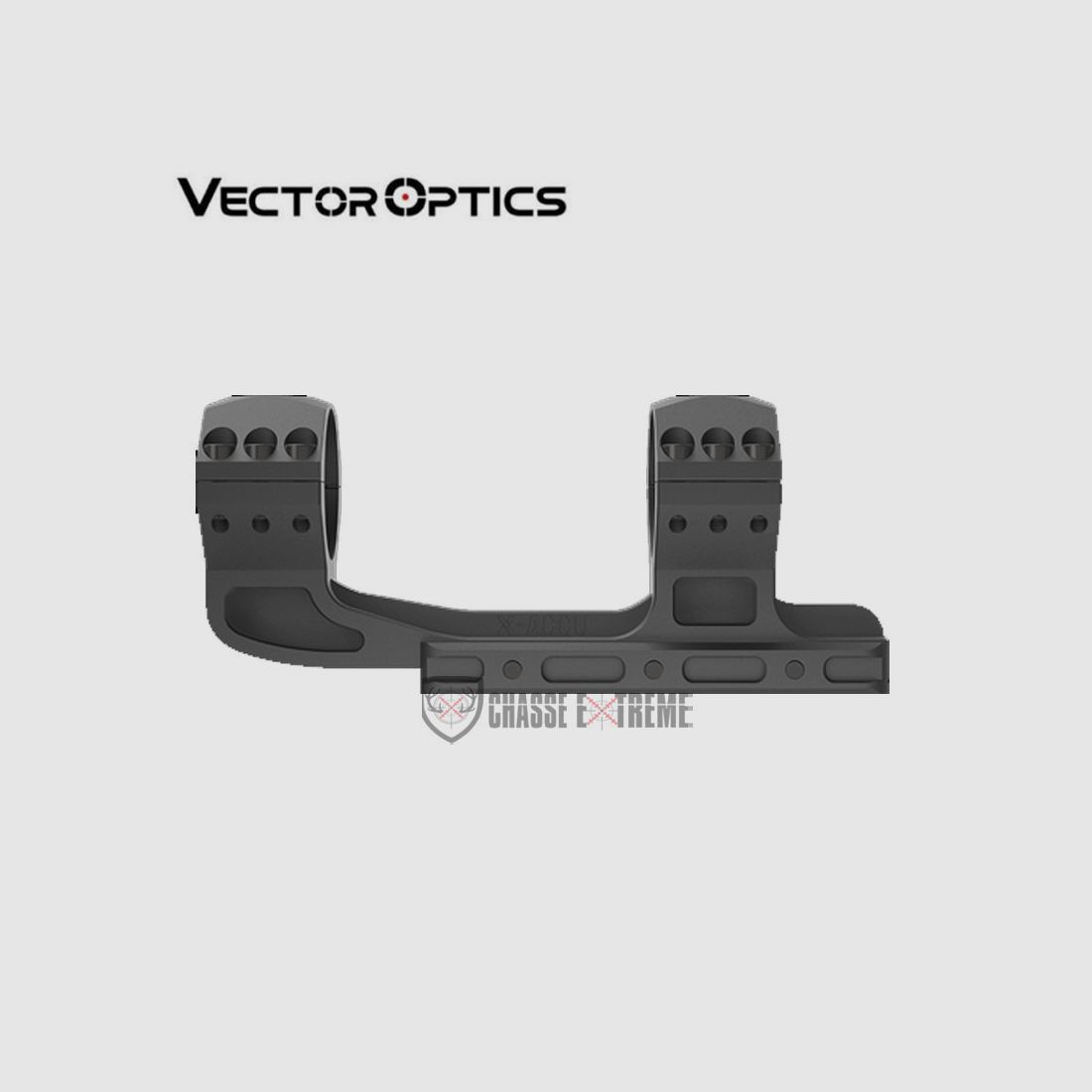 Montaggio Monobloc VECTOR Optics X-Accu Cantilever 34mm Picatinny Nero, immagine 2 di 6