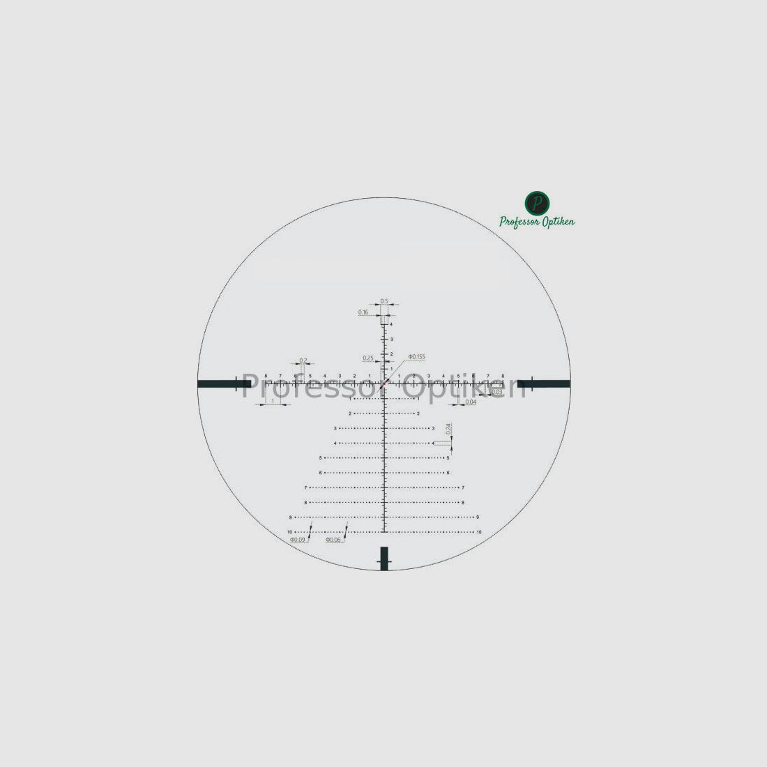 Professor Optiken Müritz - 4-24x56 HD FFP, tubo da 34 mm, reticolo ILEX 1, immagine 4 di 6