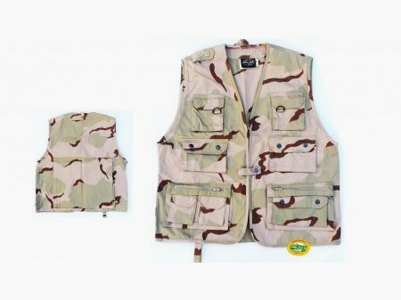 Gilet MILSPEC multi-poches camouflage désert