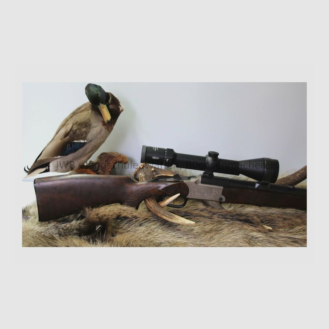 Blaser 700 with Meopta R2 and insert barrel caliber .222 Rem. - mountain rifle 7x65R; 16/70