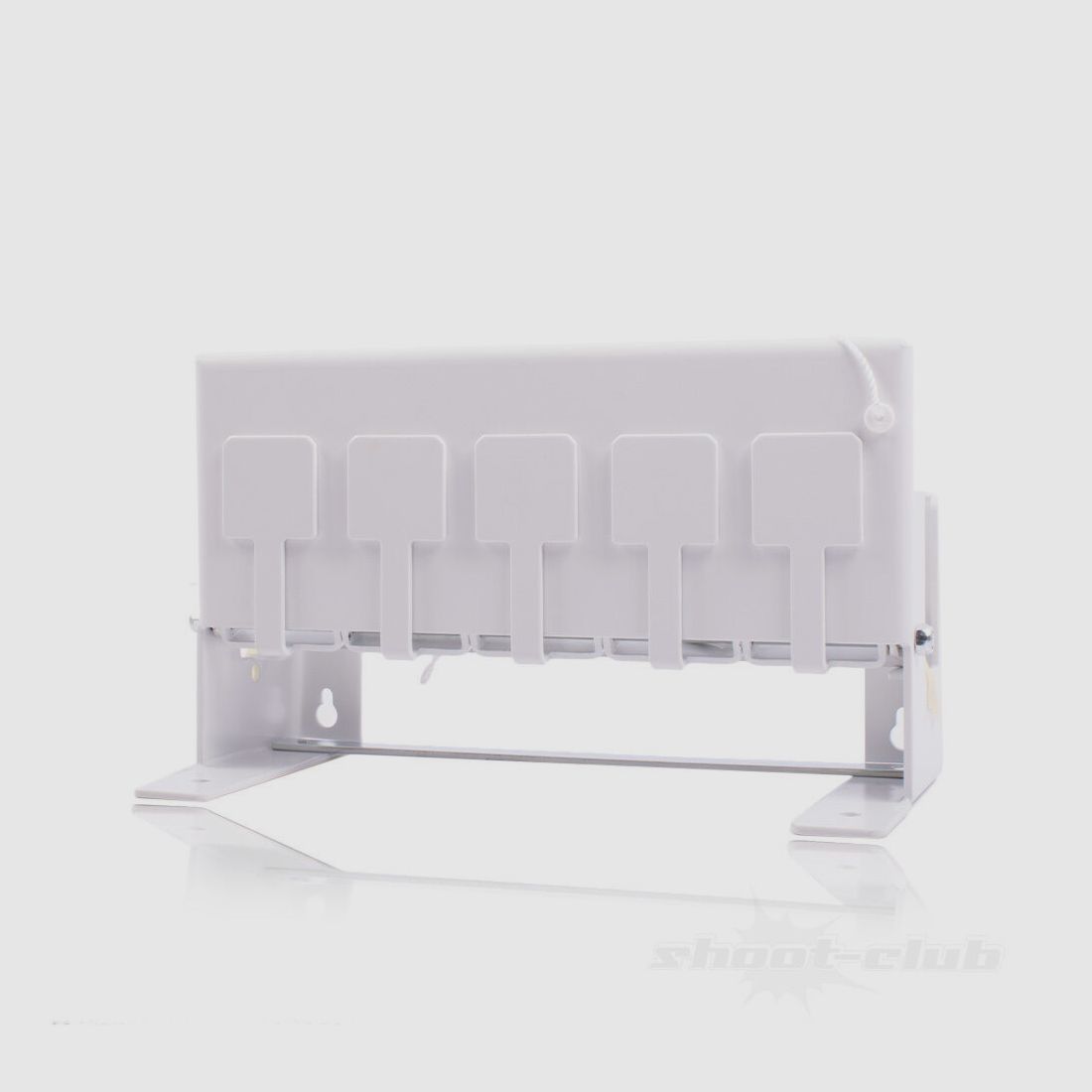 shoot-club GmbH Biathlonziel für Luftgewehre - Biathlon Zielscheibe mit 5