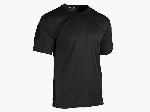 Mil-Tec Mil-Tec T-Shirt Tactical Quick Dry - Schwarz / S Herren
