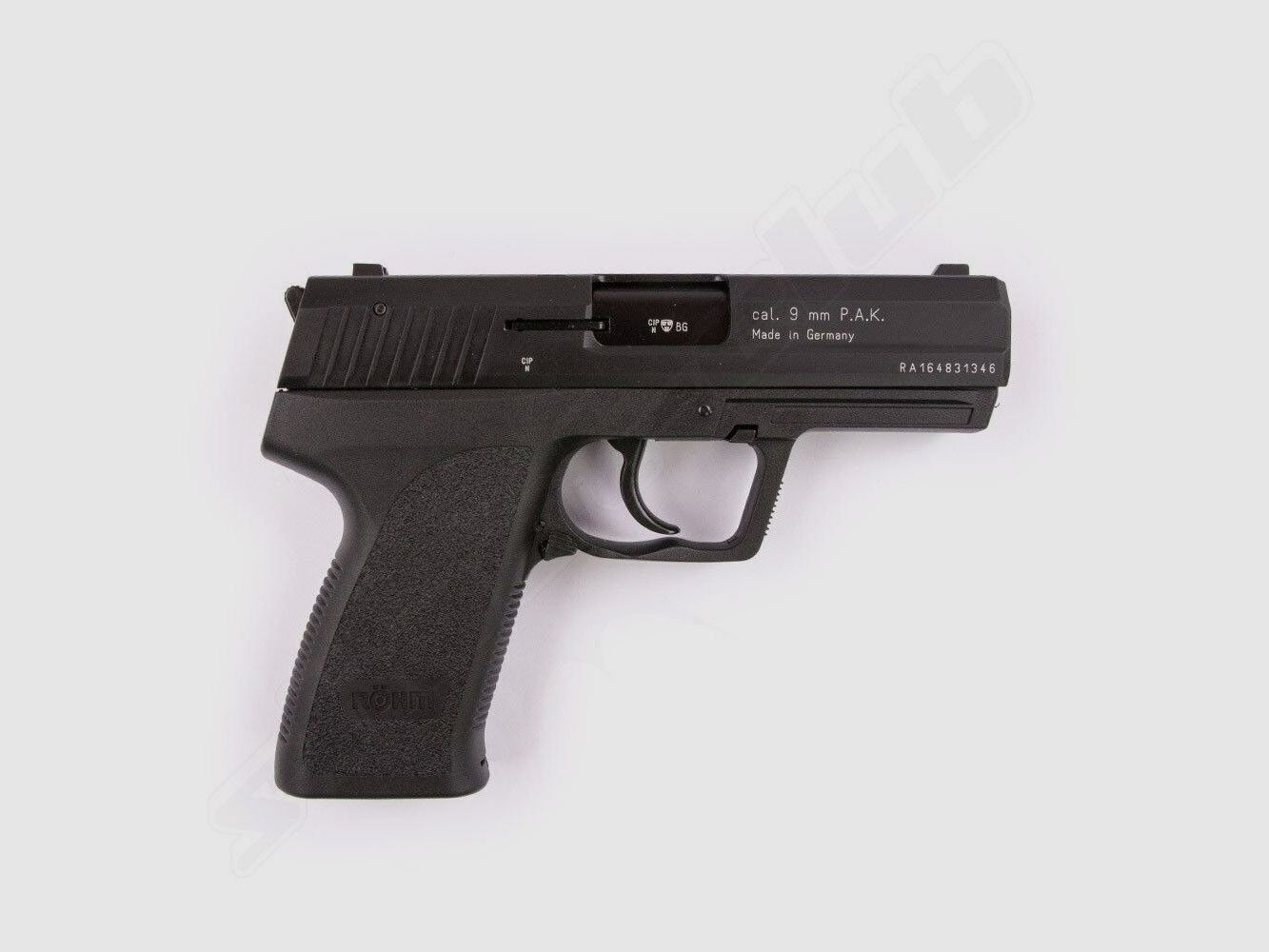 Röhm RG 96 Schreckschusspistole brüniert inkl. 50Platzpatronen