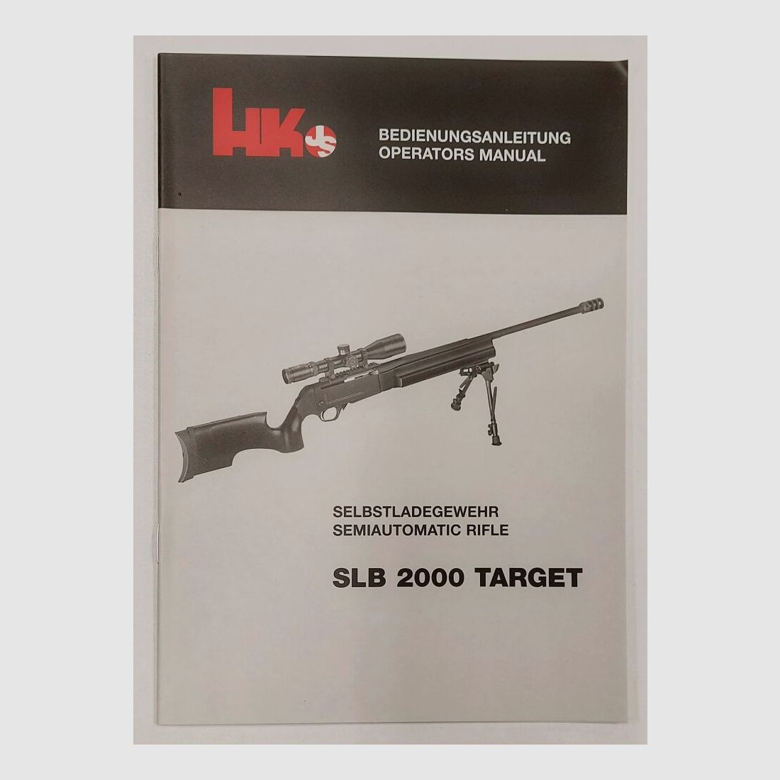 Heckler&Koch manual de instrucciones Heckler & Koch HK SLB2000, alemán e inglés