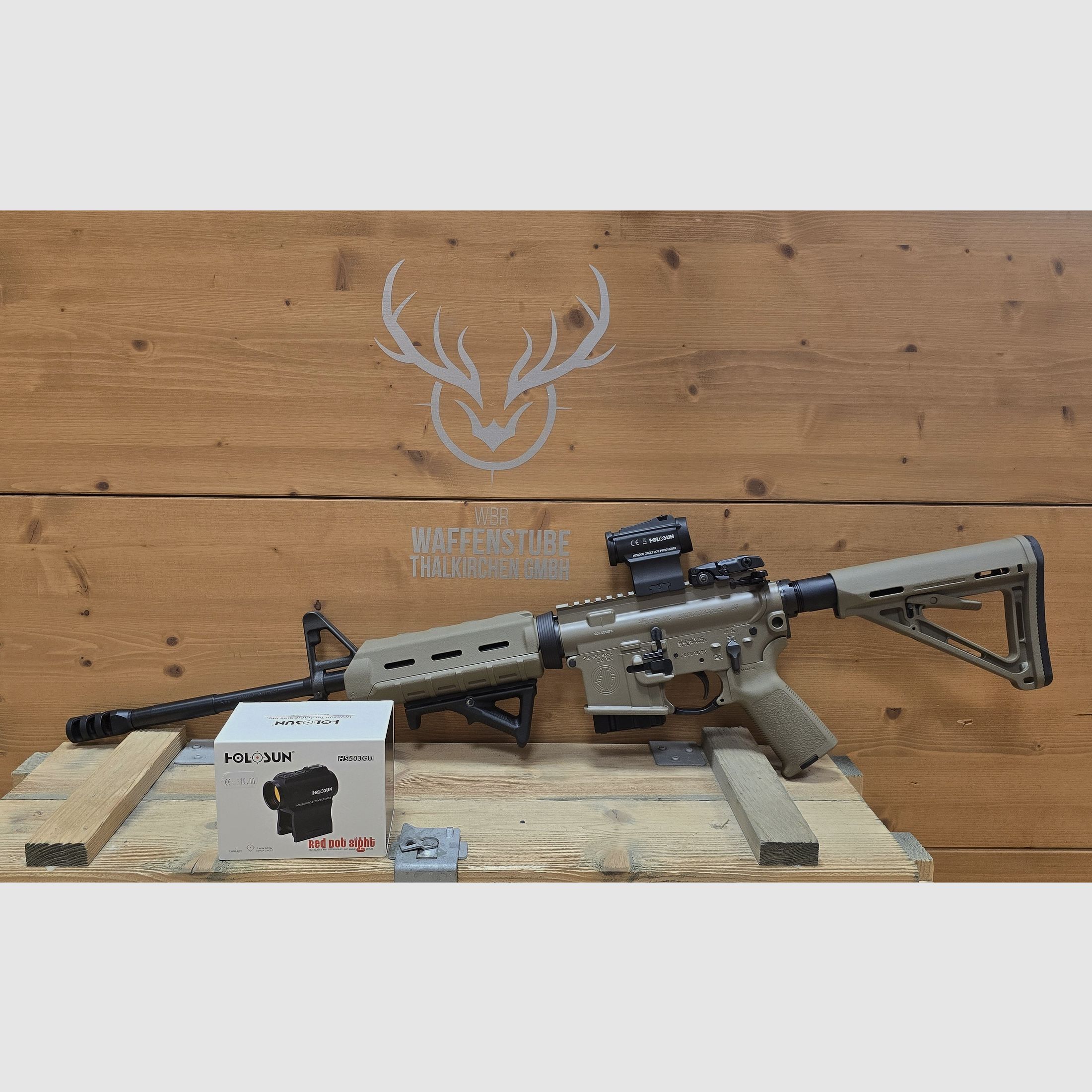 Sig Sauer M 400 Sport FDE im Kaliber .223 Rem. inkl. Holosun 503GU