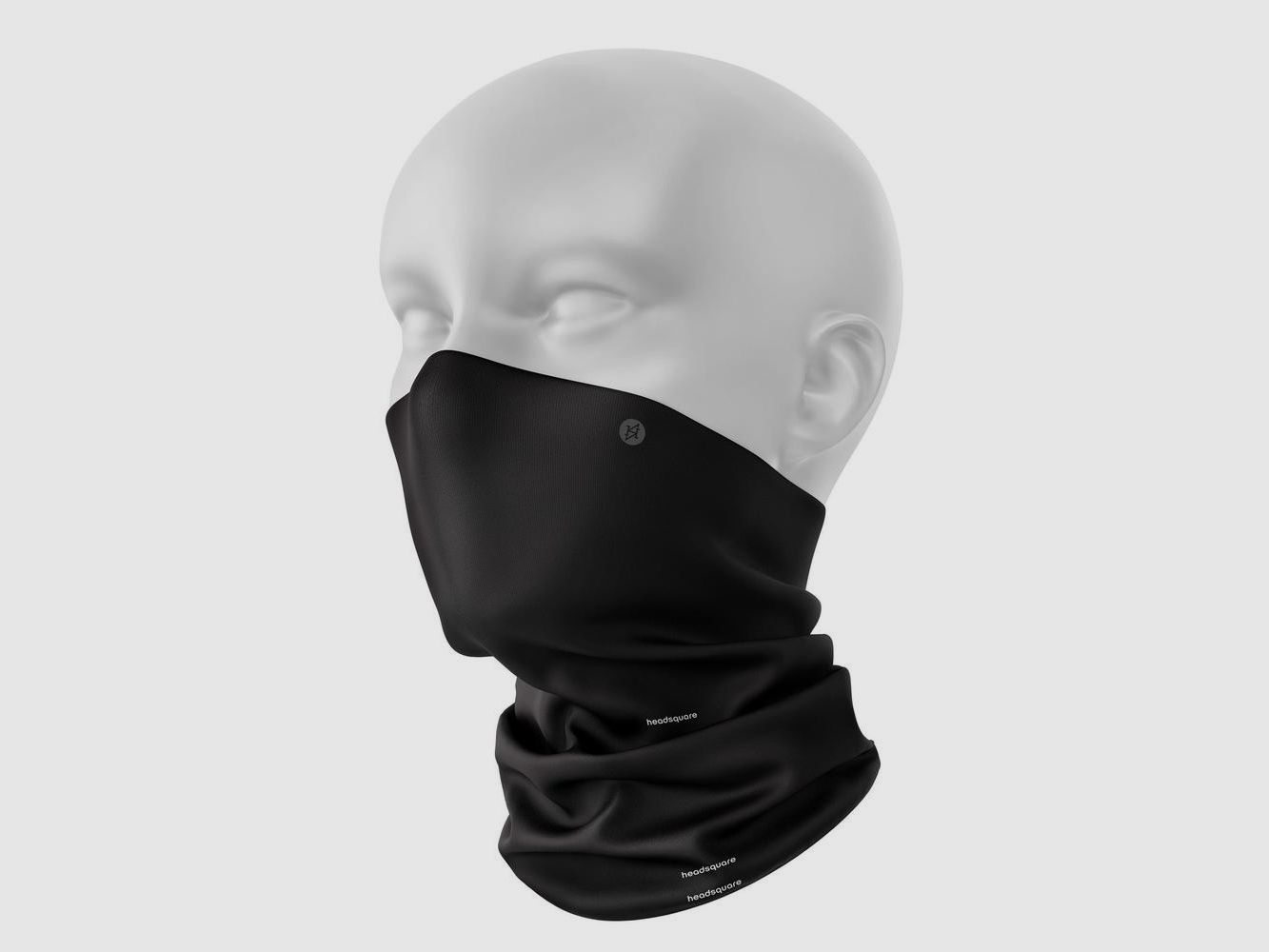 Sport Neck Gaiter Attitude Black - Thermal Comfort - Breathable - Optimal Protection in Hunting, image 1 of 5