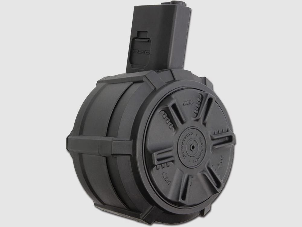 G&G Drum Mag M4 Airsoft Auto-Winding (2300-Schuss)