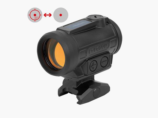 Holosun Reflexvisier ARO-EVO-SPR-RD mit rotem Wechselabsehen: 2MOA Dot & 65MOA Circledot oder SPR-2MOA Dot & SPR-65MOA Circledot