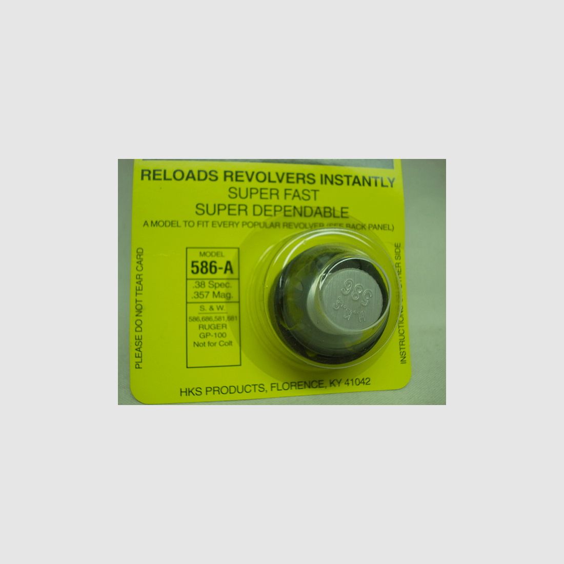 Cargador rápido HKS Mod. 27-A - S&W marco N, cal..38/.357