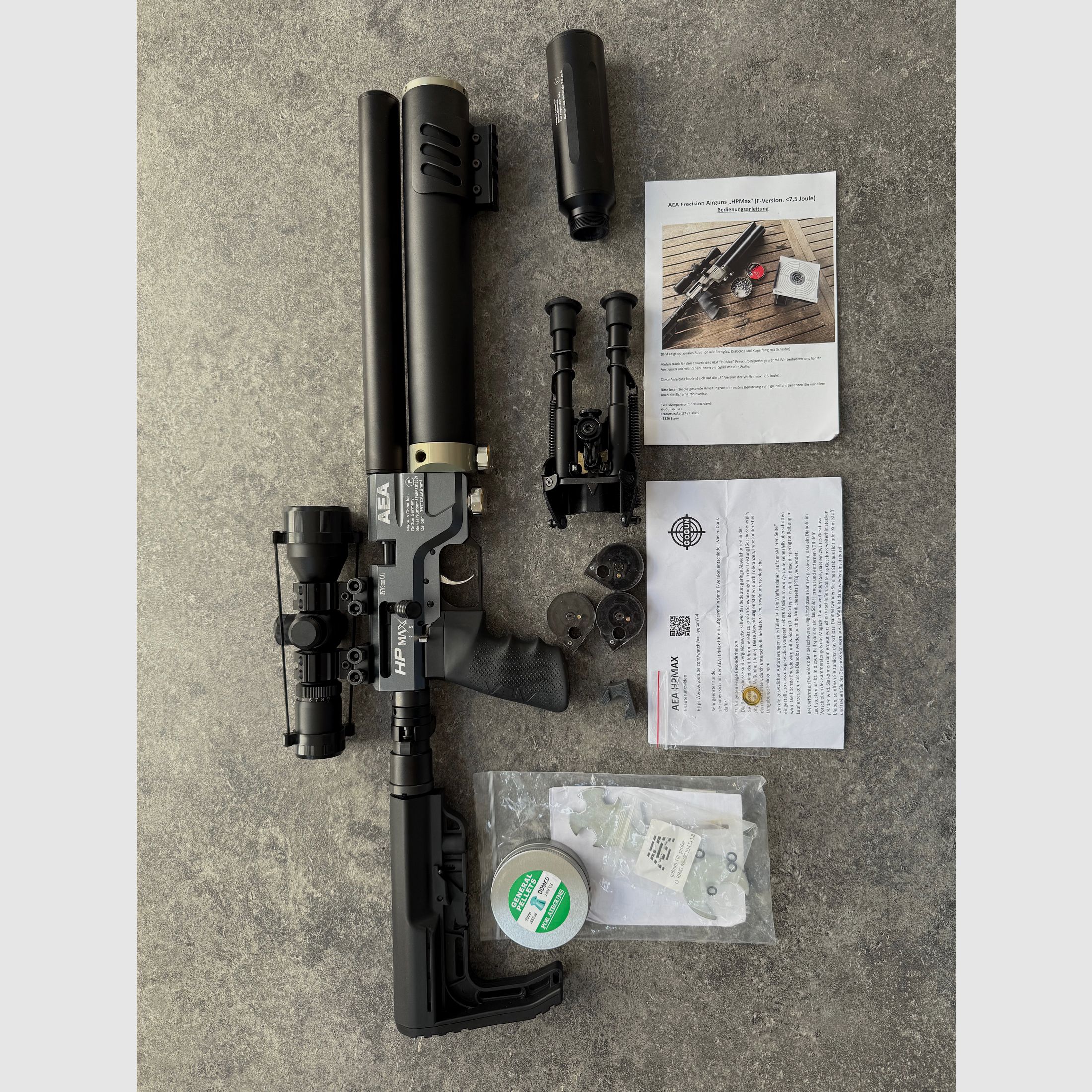 AEA HPMAX MK1 (F) mit viel Zubehör