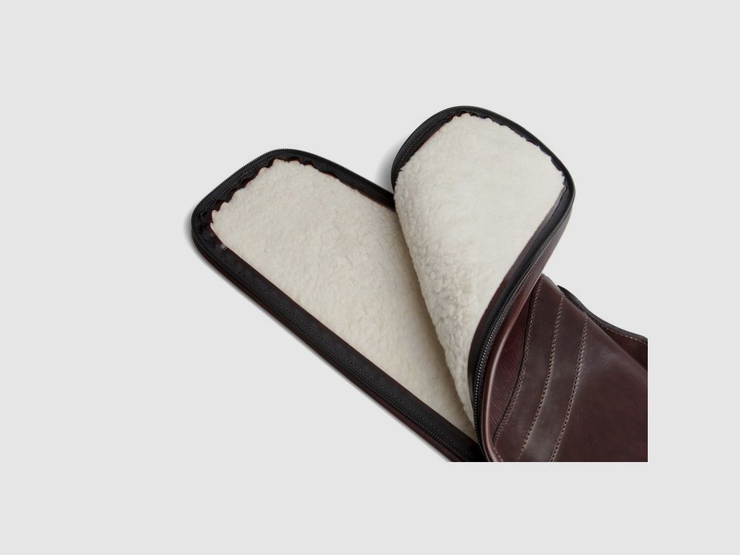 Bordeaux Leather Gun Slip for Rifle with Riflescope, image 2 of 2