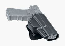 UMAREX Umarex Polymer Paddle Holster Large for GLOCK 17 / 19 etc., with top-mounted release lever