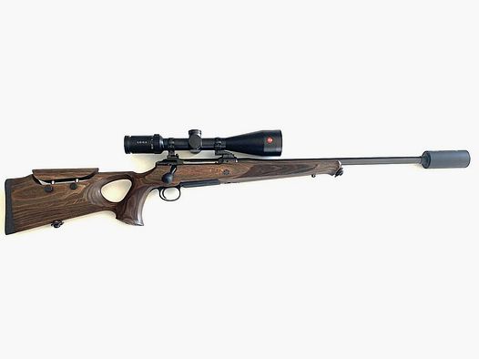 Sauer 101 GTI mit Zielfernglas und Schalldämpfer