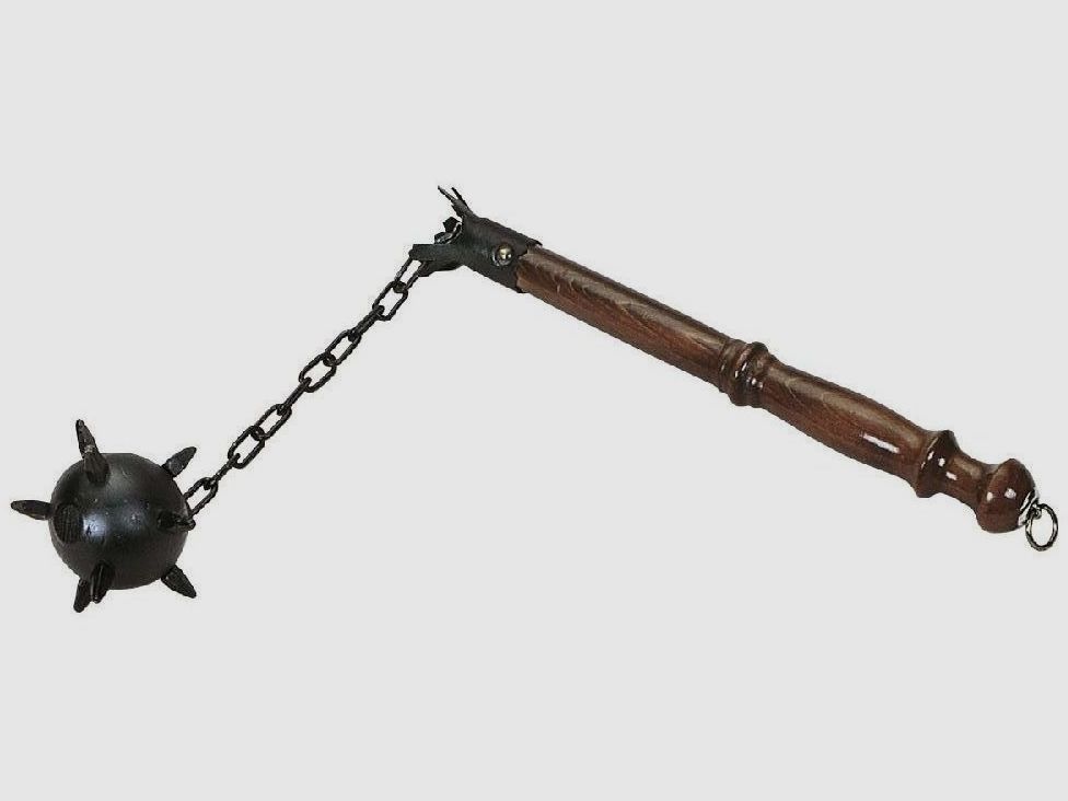 Morgenstern mit Holzkugel