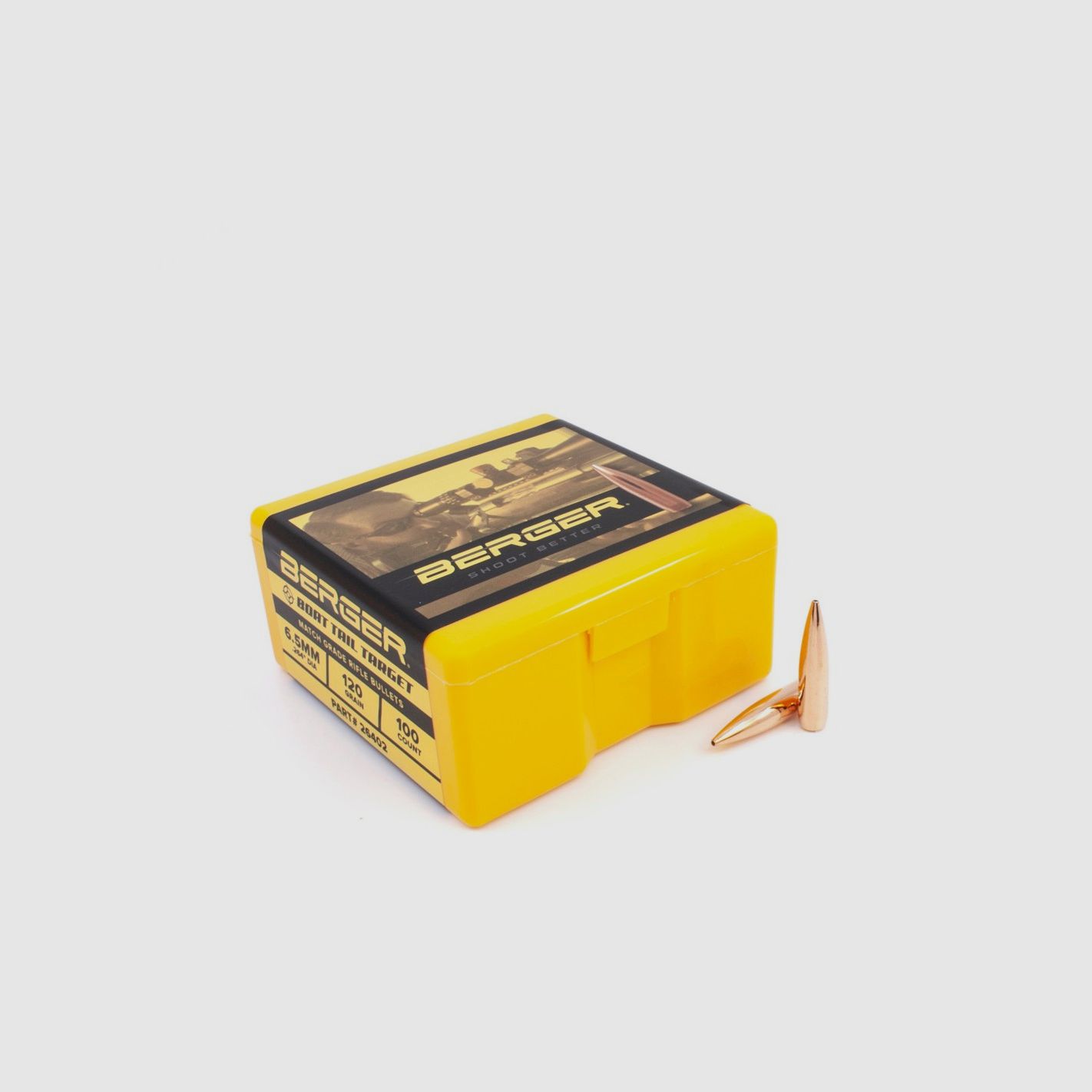BERGER GESCHOSSE 6,5MM (.264) 120gr BT TARGET 100 Stk, Bild 2 von 3