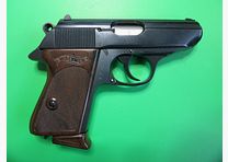 Pistolet semi-automatique, Walther PPK, cal. 9 mm Kurz, plaquettes de poignée brunes       #74