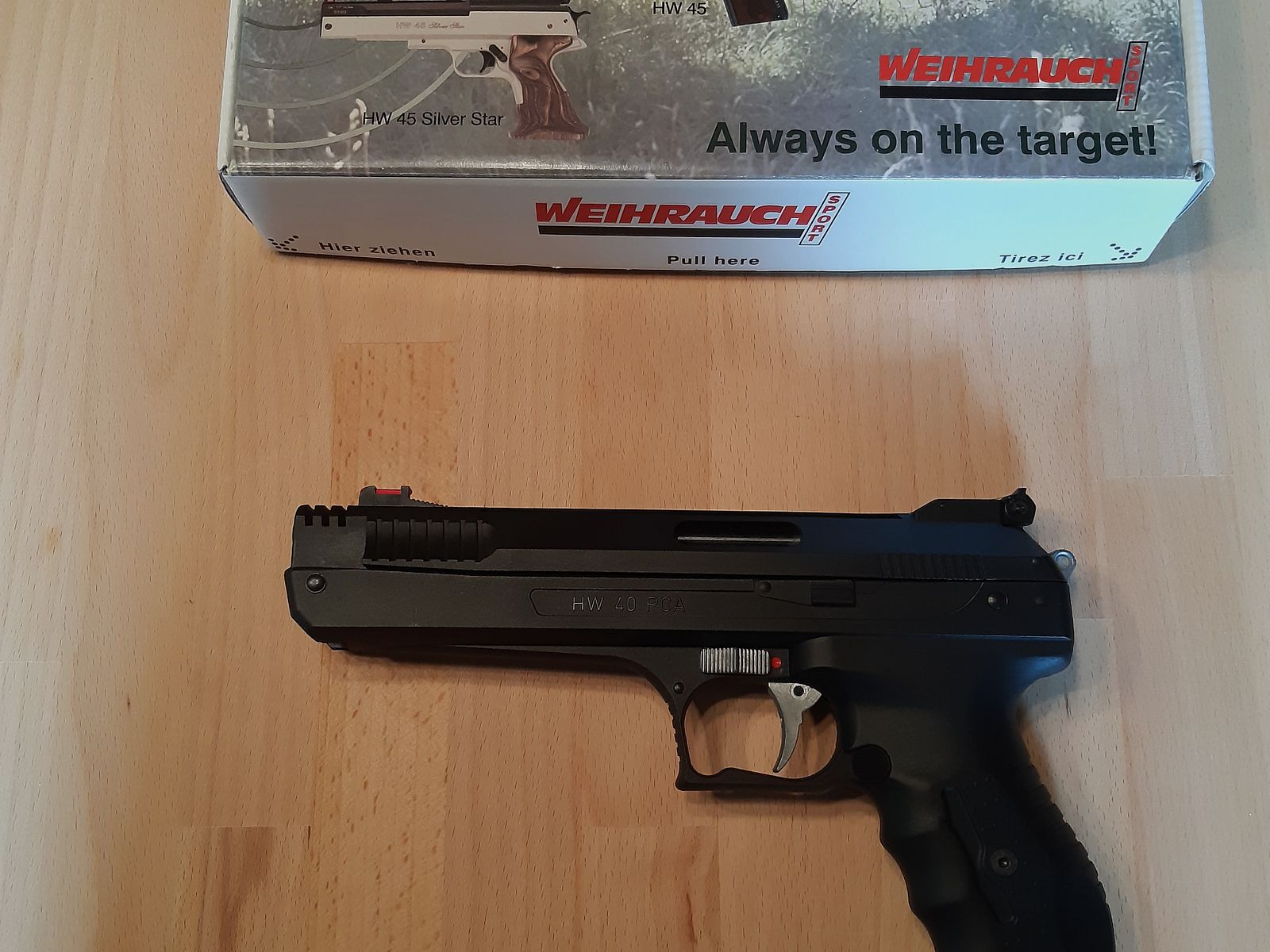 Weihrauch Sport Luftpistole HW 40 PCA