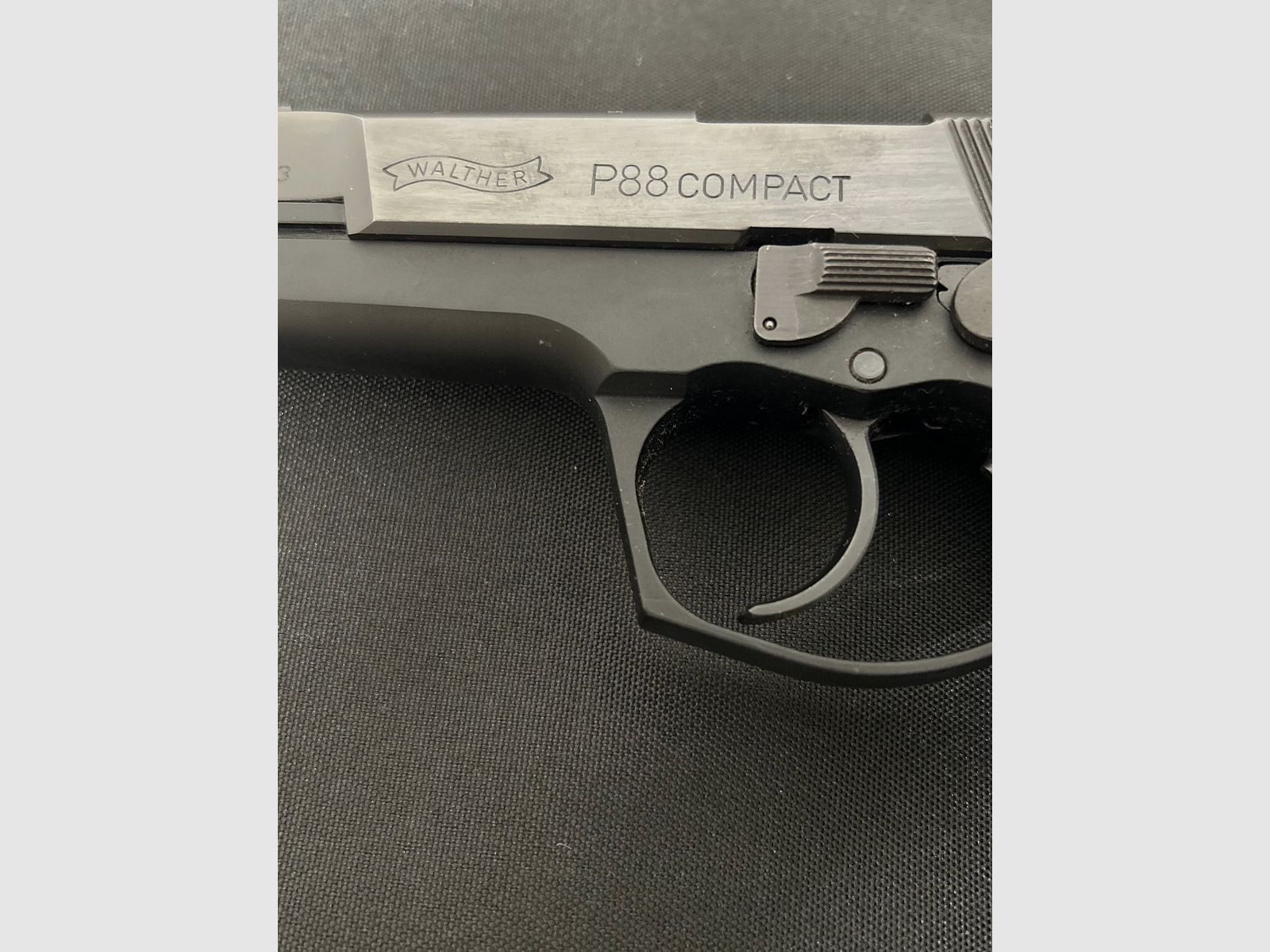 Walther P88 Compact 9x19  9mm Luger halbautomatische Pistole Sammlerstück  neuwertig