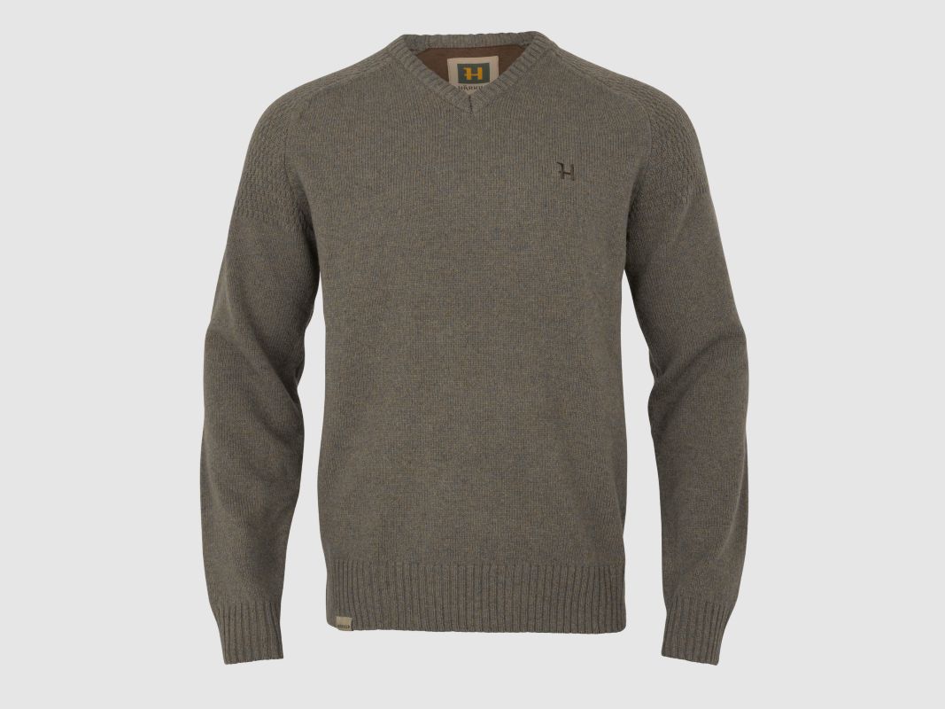 Härkila Vincent Suéter Merino con Cuello en V Marrón