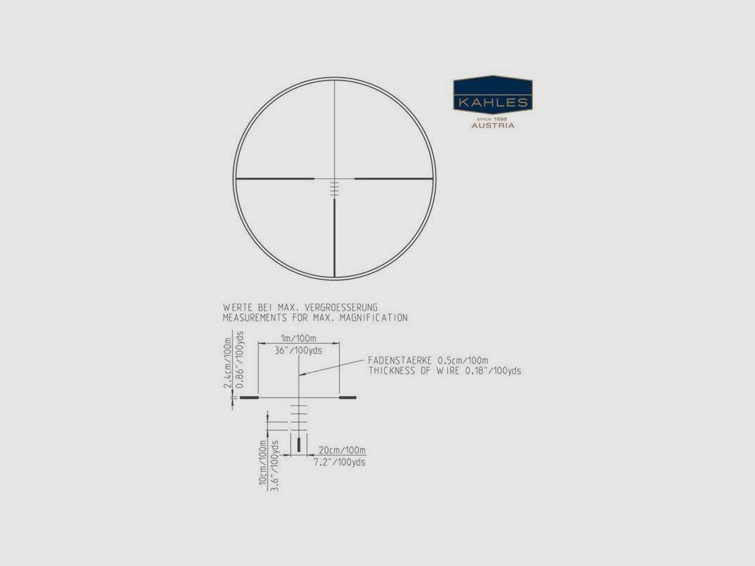 Kahles Helia KX 3-9 x 42 Riflescope 4D, image 8 of 8