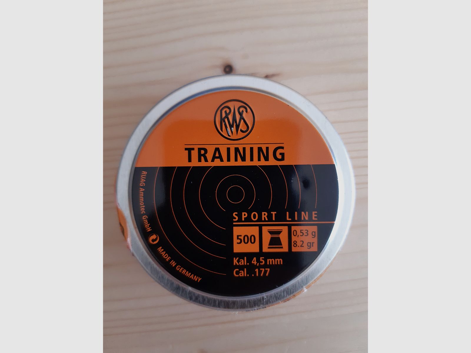 RWS Training  Diabolo Sport Line, 4,5mm, 3.500 Schuss