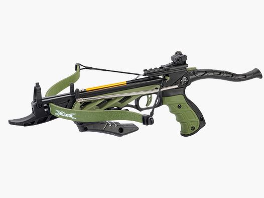 Pistolenarmbrust mit Knickspannmechanismus