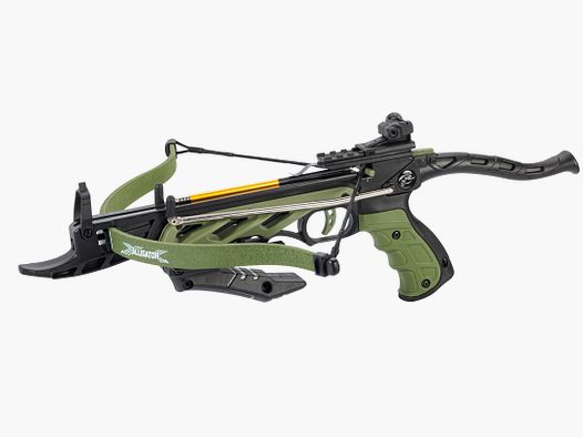 Pistolenarmbrust mit Knickspannmechanismus
