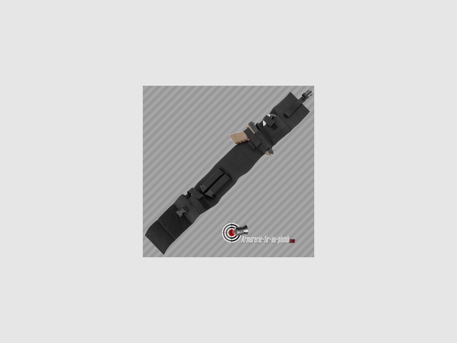 Gürtel mit Holster und 2 Magazinhaltern
