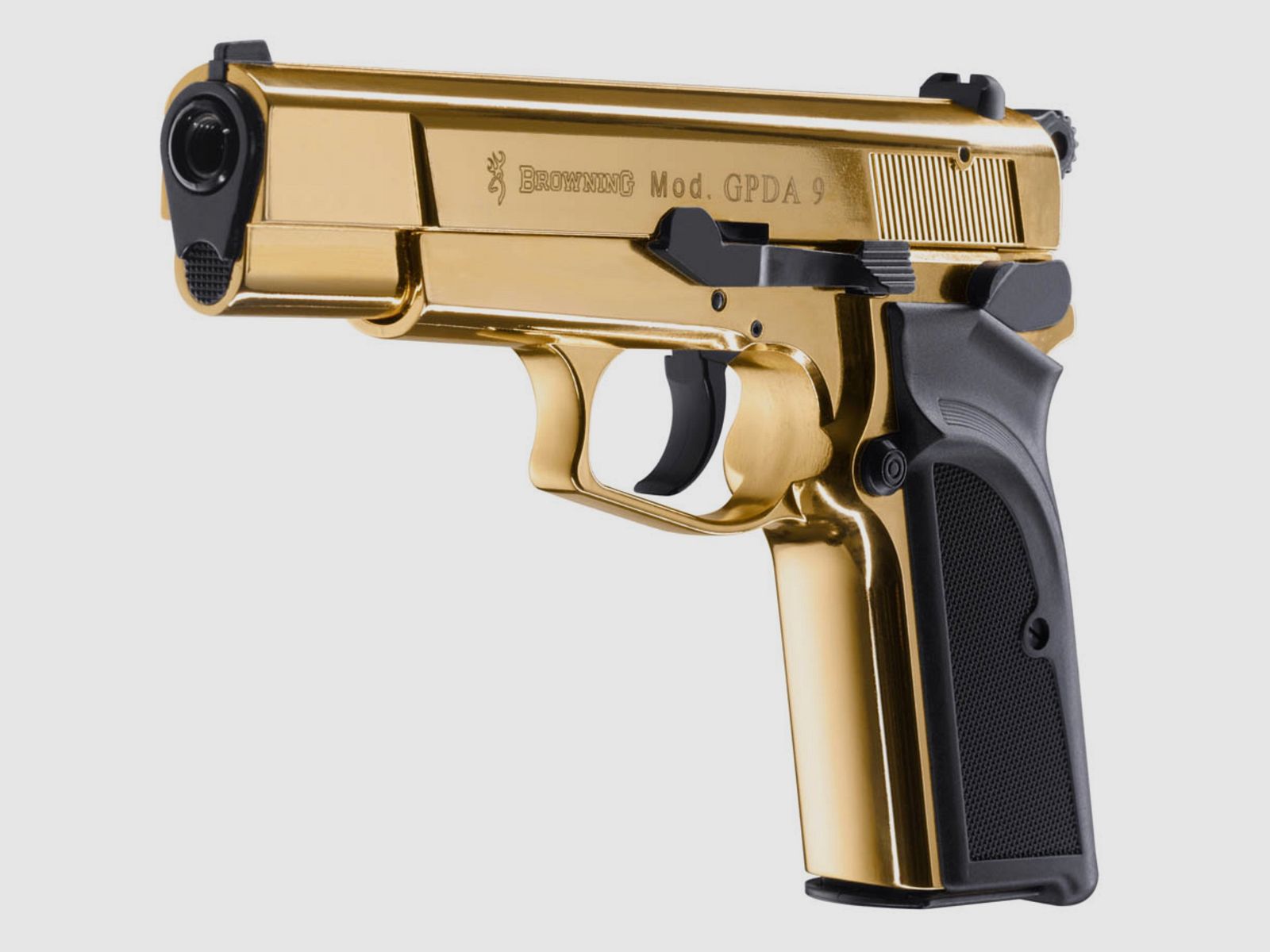 Umarex 318.02.12 Browning GPDA 9 9 mm P.A.K. - Gold Pyro, image 2 of 2